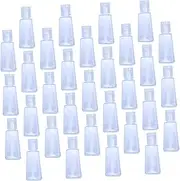 Gogogmee 40Pcs Portable Bottle Refillable Travel Containers for Cosmetics Leak Empty Bottles with Lids for Skincare and Makeup Storage