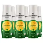 NEW 6x SodaStream Ginger Ale Syrup Soda Mix 440mL Sparkling Soft Drink BULK