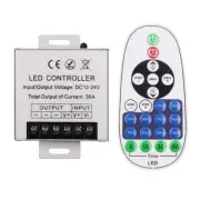 DC 12V 24V LED Light Dimmer Wireless IR 23Keys Remote Controller 36A 360W