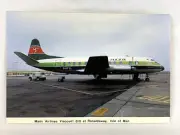Manx Airlines - Vickers Viscount Postcard - #18