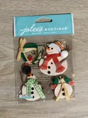 Jolee’s Boutique 3D Snowman Winter SNOWMEN Snow Theme Scrapbooking stickers