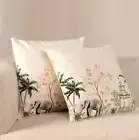 White elephant theme throw pillow cover 18x18 inch digital printed cushion cover