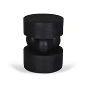 Metody 40cm Round Side Table - Black