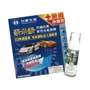 【Dr. Formula 台塑生醫】防疫必備 奈米銀冷氣濾網_送專業安裝送清新噴霧 D112 適用車型MITSUBISHI(車麗屋)