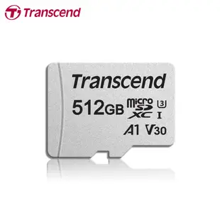 Transcend 創見 300S 128G 256G 512G microSD SDXC C10 U1 記憶卡 TF卡