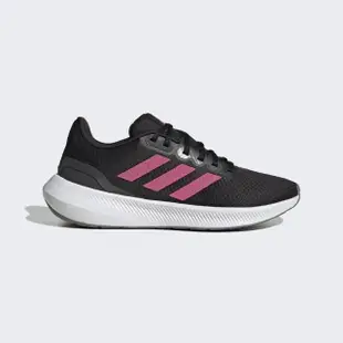 【adidas 愛迪達】RUNFALCON 3.0 W 女 黑粉 慢跑鞋 運動鞋(HP7560)