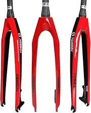 26/27.5/29Er Mountain Bike Rigid Fork 1-1/2" QR 9Mm Full Carbon Fiber Fork Tapered Tube Disc Brake Bicycle Front Fork