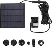 BESPORTBLE Solar Fountain Pump 7V 1.2W 180L/H Solar Power Water Pump Panel Water Pump for Bird Bath Solar Panel Kit Outdoor Fountain for Garden Pond