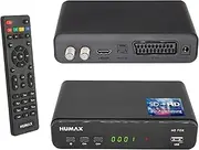 Humax Digital HD Fox Digital HD Satellite Receiver 1080P Digital HDTV Satellite Receiver with 12V Power Supply Camping - Astra Pre-Installed - HDMI, SCART, DVB-S/S2 PVR Ready