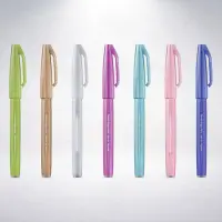 在飛比找Yahoo!奇摩拍賣優惠-日本 Pentel Touch Sign Pen 類毛筆簽字