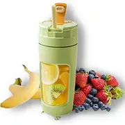 Portable Blender For Shakes And Smoothies, Mini Personal Electric Juicer, Usb-C Rechargeable Blender Cup, BPA-Free 600ml Travel Cup, Stainless Steel Blades For Kitchen Outdoor Office Travel (Green)