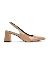 [Siren] Yarra Pointed Toe Slingbacks in Tan