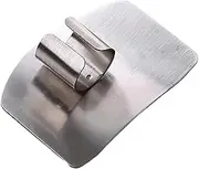 Finger Guard, Finger Protector Cutting Food, Stainless Steel Ring Kitchen Finger Protector, Open Design Finger Guard Knife for Cutting, Slicing, Dicing, Chopping Vegetables, Knives Shield Guards
