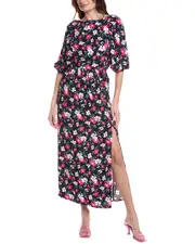 MARION Lace-Up Maxi Dress