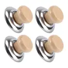 4pcs Saucepan Lid Handle Pot Lid Knobs Stainless Steel Pot Lid Replacement