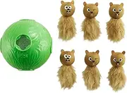 Outward Hound Nina Ottosson Dog Snuffle N' Treat Interactive Puzzle Ball & Treat Dispenser Dog Toy