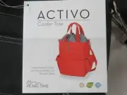 Activo Cooler Bag Handle & Shoulder Strap Black 4 Side Pockets NWT