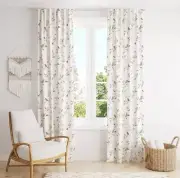 Mellow Buff Premium Cotton Window Curtains, 48x60, Set Of 2