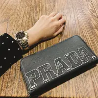 在飛比找Yahoo!奇摩拍賣優惠-Prada 2ML317 PRADA LOGO Zip Wa