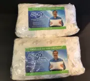 2 My Pillow GoAnywhere Pillows 12" x 18" Authentic Wash & Dry Pillow Brand NEW
