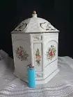 Royal Albert Old Country Roses Biscuit Barrel Cookie Jar Gazebo Design