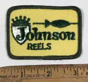 Vintage Johnson Reels Logo Patch Fishing