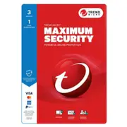 Trend Micro Maximum Internet Security 3 Devices 1 Year