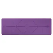 Non Slip Yoga Mat With Position Lines Beginner Fitness Exercise Workout Mats & Non Slip Towels