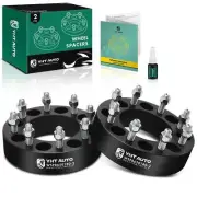 2x 8x6.5'' to 8x6.5'' Wheel Spacers M14x1.5 Studs 117mm 2" for Chevrolet Hummer