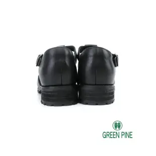 【GREEN PINE】文青風格編織涼鞋黑色(00862201)