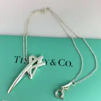 在飛比找Yahoo!奇摩拍賣優惠-TIFFANY＆Co. 925 純銀 星星 項鍊 專櫃 真品