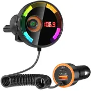 Car Bluetooth FM Transmitter, Wireless Radio Car Adapter Design for Air Vent ...