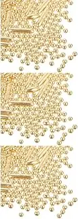 Zerodeko 3 Packs Exquisite Decorative Cake Decors Metal Cake Sprinkle for Diy Cupcake Sprinkle Decorations