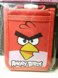 在飛比找Yahoo!奇摩拍賣優惠-angry birds 憤怒鳥票夾零錢包 (紅) 證件套/識