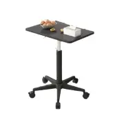 NNEOBA Adjustable Height Movable Laptop Desk with Pulley - Versatile Bedside & Office Table