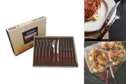 Steak Knives and Folks Set of 6 for Dinner, 12-piece Cutlery Sets / Tramontina