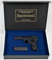 PISTOL GUN PRESENTATION CUSTOM DISPLAY CASE BOX for BROWNING FN m1899 7,65mm