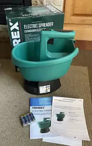 Ferrex Handheld Electric Seeder Fertilizer Weeder Seed Spreader NEW
