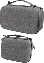 2Pcs Carrying Case Set for DJI AIR 3S Drone and RC-N3 Remote Controller, Splashproof Hard Shell Protective Drone Travel Case Storage Bag