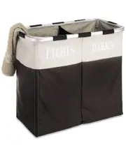Whitmor Easy Care Double Hamper