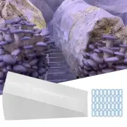 High Temperature Clear Bags for 1530pcs Mushroom Spawn PreSealable Design