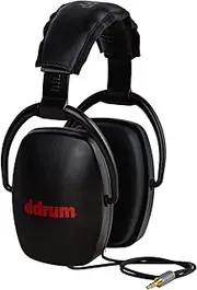 DDrum DDSCH BLK Studio Class Recording Isolation Headphones for Drummers
