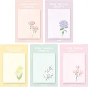 Monolike Front Garden Ver.1 Sticky-it - 5p Set Self-Adhesive Memo Pad 50 Sheets