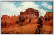 1950s Bryce Canyon National Park Utah Fairy Castle Vintage Postcard