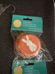 Wilton Easter Cupcake Baking Cup Wrappers Liners! Bunny And Happy Easter LOT 25