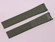 GENUINE PATEK PHILIPPE AQUANAUT Watch Rubber Strap Green Dark 19mm Clasp