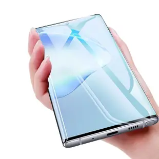 三星 Galaxy Note 10+ 6.8吋 高清曲面黑全膠軟膜手機保護貼(三星Note 10保護貼)