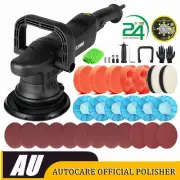 150mm Dual Action Buffer Polisher Waxer Car Detailing Polishing Kit Sponge Pads