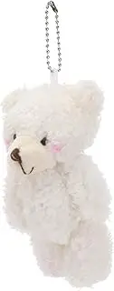 Kisangel 4pcs Plush Bear Key Chain Charms Cartoon Stuffed Animal Bag Hanging Pendants for Unique Backpack Accessories for Birthdays and Special Occasions