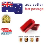 4Pcs SILICONE BAKING MOLDS NonStick Rectangle Cake Pans Mini Loaf Pan Bread Mold